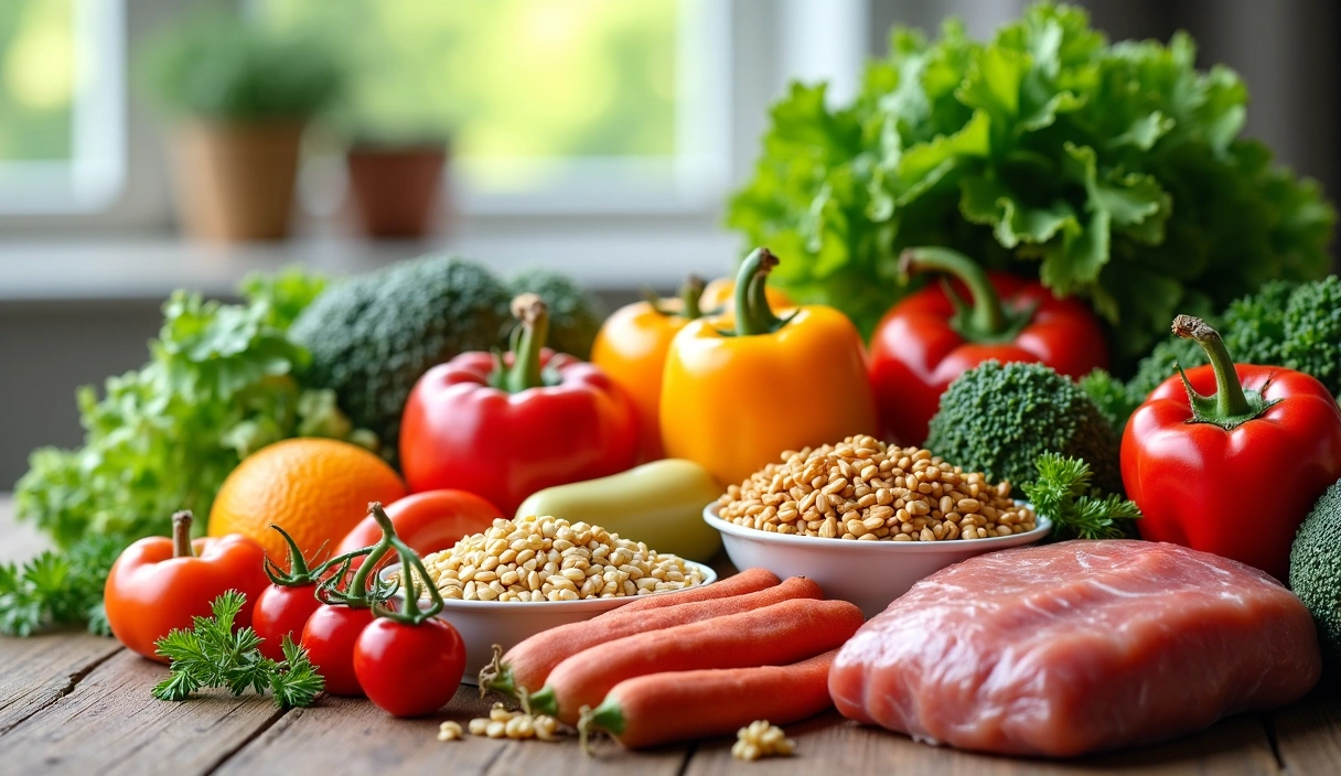 Imagine ce ilustrează beneficiile unei diete echilibrate și a stilului de viață sănătos